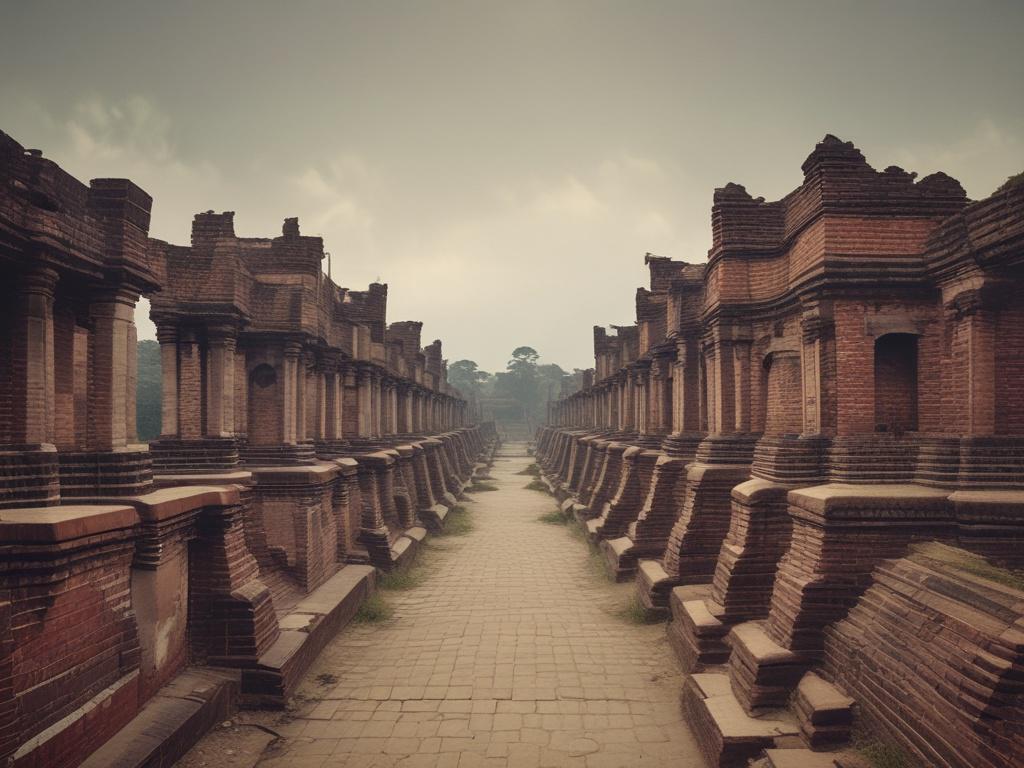Bogra city skyline, Mahasthangarh ruins, urban development, local culture